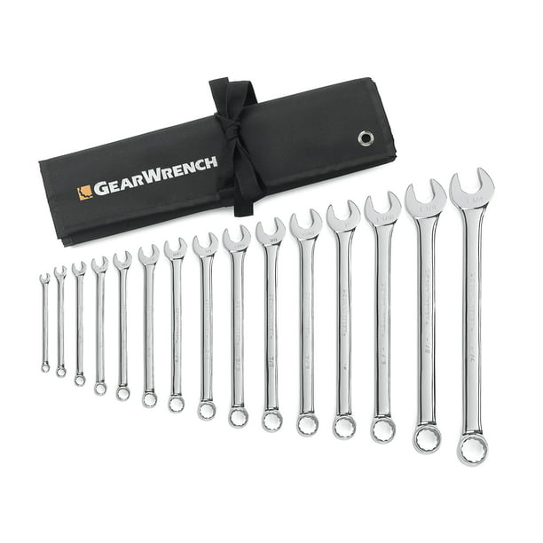 32-Piece GEARWRENCH Wrench Set SAE//Metric Combination Ratcheting Alloy Steel